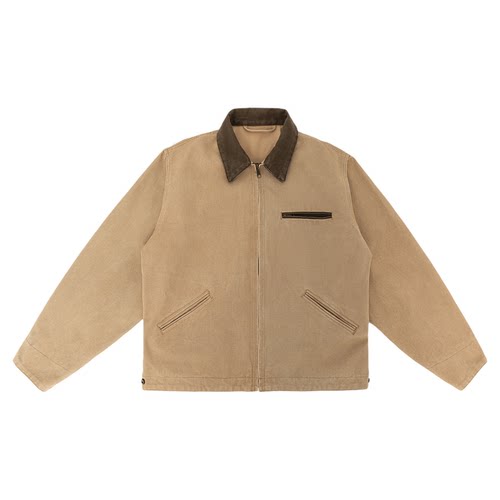 ANYWEAR 底特律工装夹克J97翻领美式复古帆布cleanfit外套