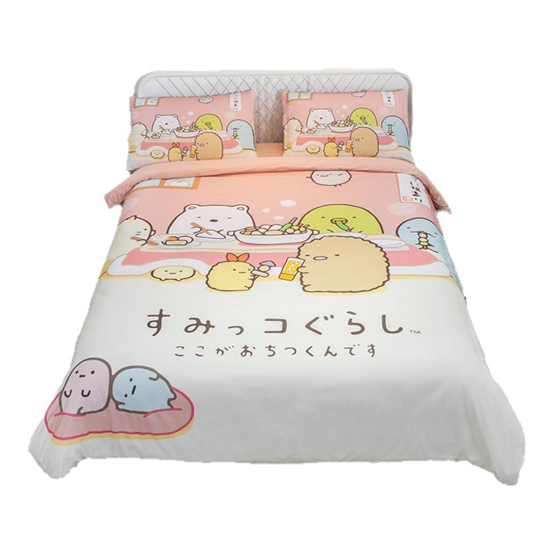 新品卡通生物儿童床上用品4件套