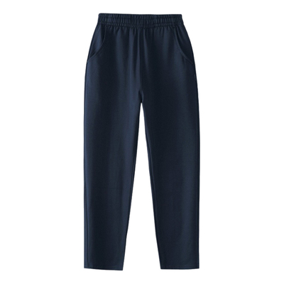 伊顿同色校服裤藏青色纯棉