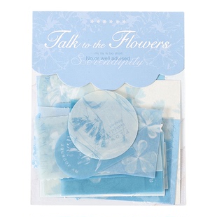 与花诉说双材质素材纸轻复古手帐便签创意手帐拼贴装饰打底背景