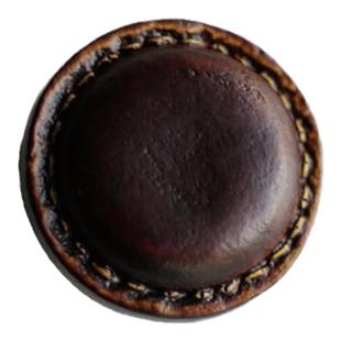 18mm一颗价英国Textile Garden优雅深巧克力棕色简洁气质仿皮纽扣