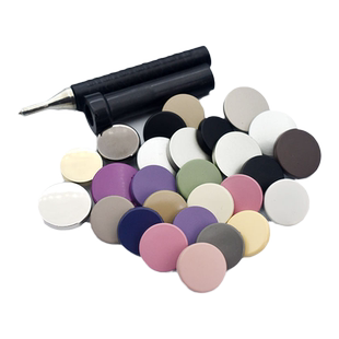 子母扣子金属四合扣彩色平面纽扣儿童羽绒服暗扣外套按扣免缝摁扣