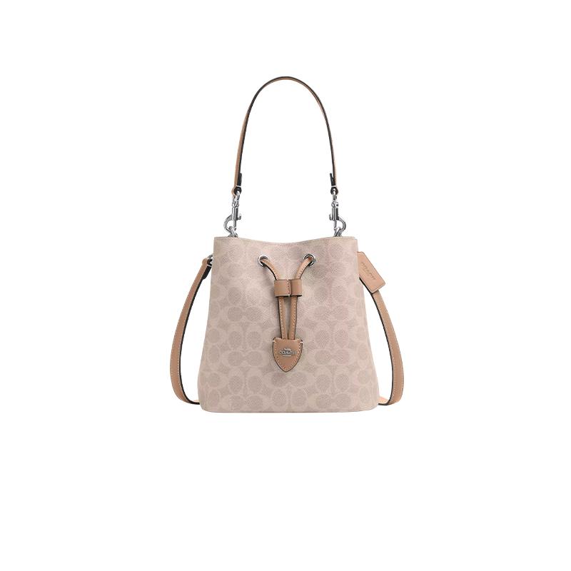 COACH/蔻驰新款抽绳中号水桶包