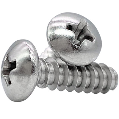 镀镍圆头十字自攻螺丝