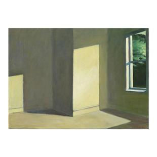 每个人都是一座孤岛...爱德华霍普简约现代写实挂画油画装饰画