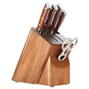 信作菜刀大马士革钢刀套装厨房刀具组合全套砍骨刀中式套刀切片刀