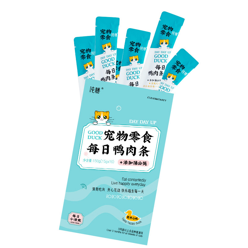 怕上火纯膳每日鸭肉条蒲公英
