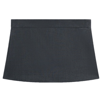 双层羊毛A型裙裤