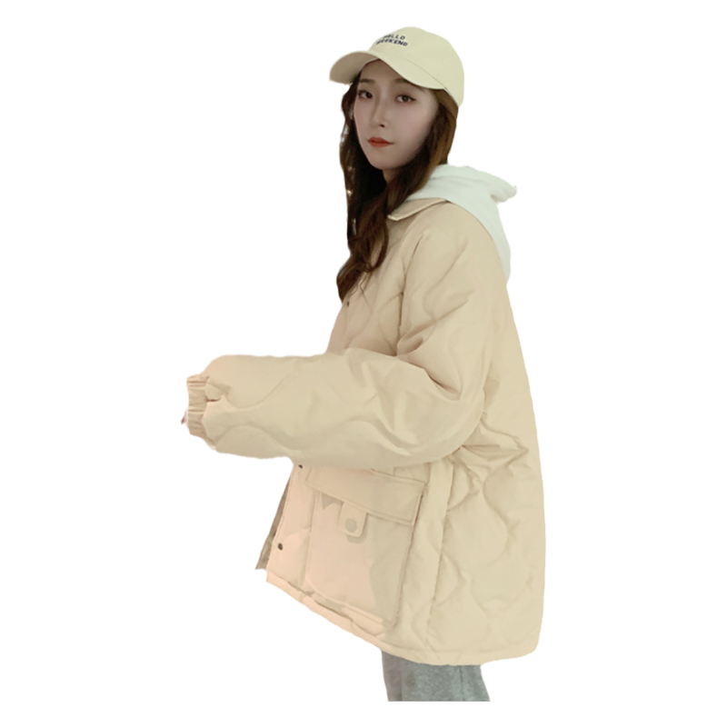 和锋金羽短款韩系外套棉服