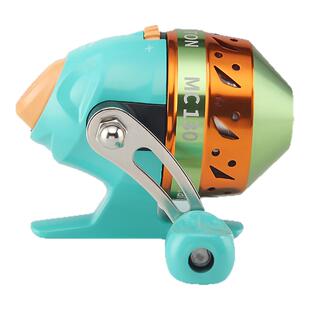 马卡龙封闭轮儿童女生路亚轮射鱼轮金属渔轮海钓鱼封闭轮不炸线