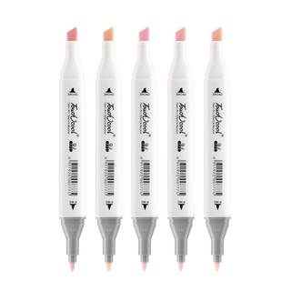 touch马克笔单支肤色系自选动漫皮肤色学生美术双头水彩笔浅肉色画笔手绘红色蓝色淡色补色号单色涂鸦笔套装
