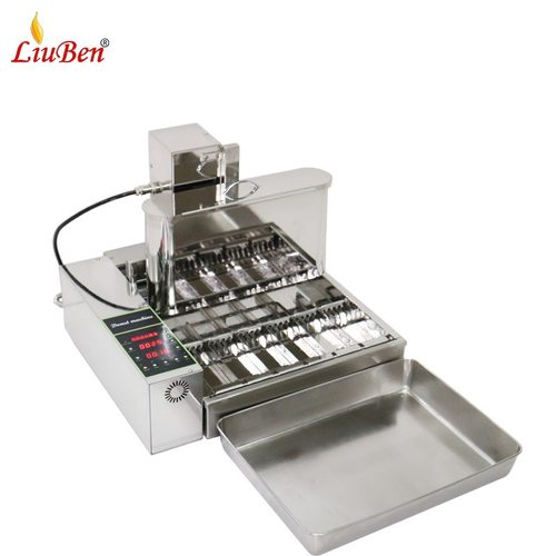 商用台式全自动迷你型甜甜圈机数显版六排自动甜甜圈多拿滋油炸机