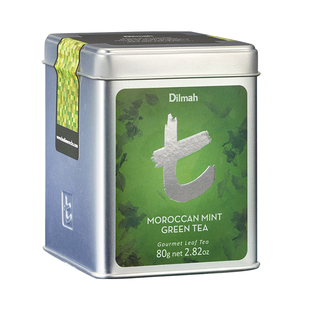 Dilmah迪尔玛t摩洛哥薄荷绿茶茶叶80g 薄荷叶  原装进口薄荷茶