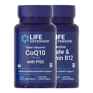 【育龄套盒】辅酶q10线粒体pqq备孕五甲基四氢活性叶酸B族维生素