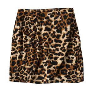 2026春季豹纹半身裙女短裙小性感百搭一步防走光大码时尚包臀裙