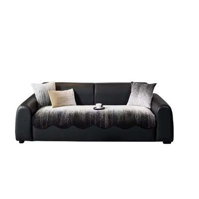 法国高级感异形皮沙发垫坐垫子