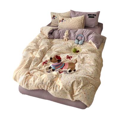 A类面料丨软软糯糯纯棉四件套