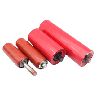 带丝扣托辊滚筒输送设备立辊侧轮挡边辊挡皮带滚轮托辊支架铁托辊