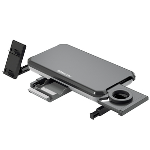 电脑显示器增高支架多功能带抽屉收纳笔记本支架台式荧幕支架显示屏支架键盘收纳置物架水杯收纳架