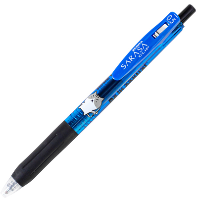 ZEBRA按动勤勉励志猫咪中性笔