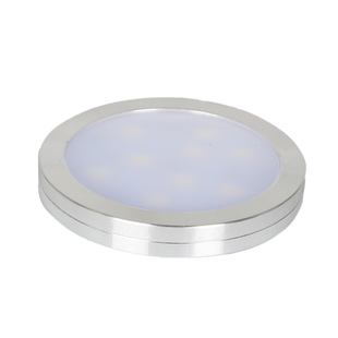 橱柜灯超薄展柜LED小圆灯12-24V80MM直径明装4-5W房车灯尾箱灯