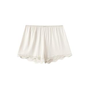 ubras夏季防走光安全裤优可蕾丝花边宽松居家两穿女士短裤打底裤