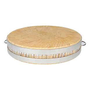 砍骨砧板竹菜板圆形剁商用肉大案板加厚酒店骨板砍墩肉摊卖切菜号