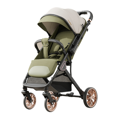 beeshum0-3岁可坐躺婴儿推车轻便