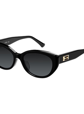 LOHO猫眼墨镜女2026新款奶白度假旅游防晒太阳镜适合方圆脸显脸小