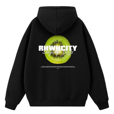 重磅男款美式复古连帽卫衣