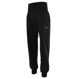 加宽高腰女子收口宽松休闲透气健身高腰跑步训练瑜珈小脚运动长裤