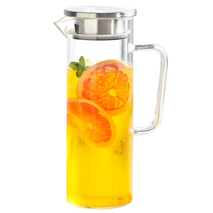 玻璃冷水壶耐高温凉开水杯套装家用扎壶大容量凉水瓶日式泡茶壶夏