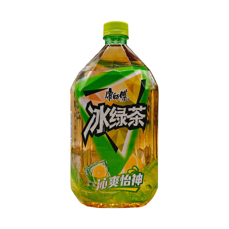 康师傅冰绿茶柠檬口味茶饮料1升