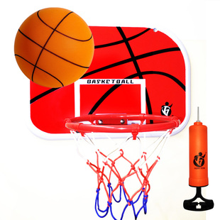 可扣篮免打孔静音篮球框室内户外篮球架壁挂式儿童家用篮筐投篮框