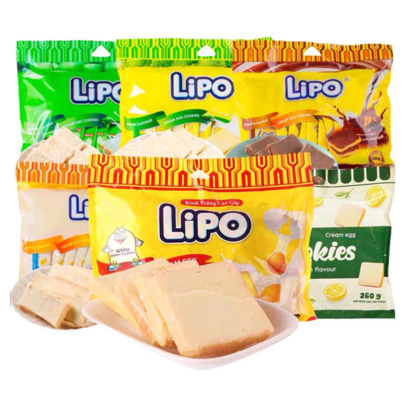 进口营养早餐越南面包干Lipo