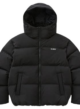 Nerdy韩国潮牌25FW连帽羽绒服