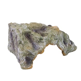 爬宠乌龟躲避洞穴仿岩石造景树洞仿岩石晒台饲养箱宠物屋守宫角蛙