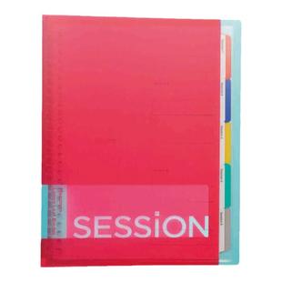 日本满乐文活页本session新款渐变色可拆卸活页纸B5大容量笔记本
