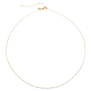 Monica Vinader莫妮卡项链扭绳编织项链银镀金圆珠链锁骨链时尚