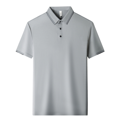 皮尔卡丹夏季短袖男polo衫休闲风纯色翻领T恤透气速干高品质上衣