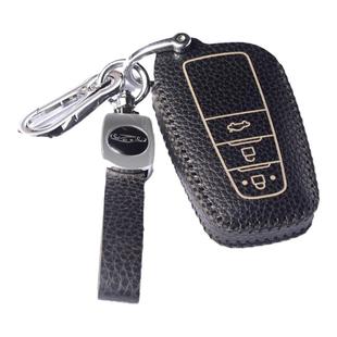 牛皮钥匙套适用于丰田凯美瑞卡罗拉RAV4威汉锋兰达亚洲龙锐荣凌放