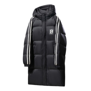 迈特优中长款羽绒服男款新款冬季三防加厚保暖冬装青少年工装外套