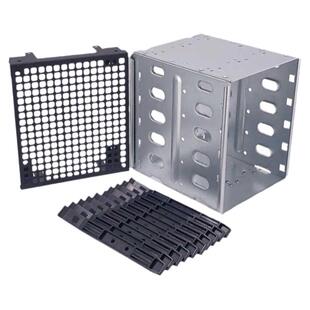 机箱3光驱转5位3.5寸防震托架台式机外置盒NAS黑群辉硬盘笼硬盘组