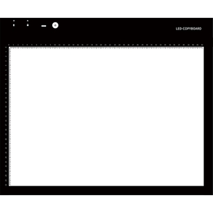 A4A3A2可充电续航拷贝台 LED三色可调光电池临摹台 蓄电池发光板透写台动漫绘图板素描漫画工具箱画画神器USB