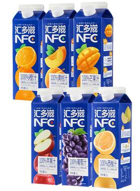 汇多滋nfc果汁橙汁大瓶家庭装