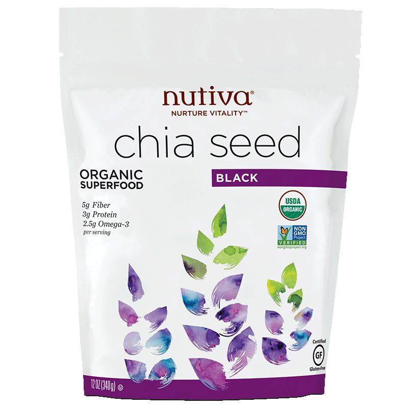 Nutiva/优缇 代餐有机奇亚籽早餐代餐340g chia seed饱腹甩肉