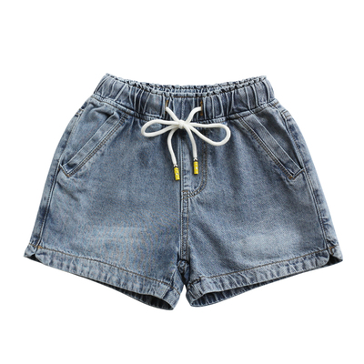 松紧腰热裤夏季牛仔短裤