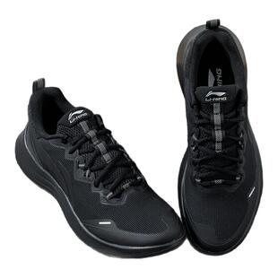 李宁2026新款跑步鞋男款秋季轻便减震黑色透气中年爸爸运动鞋男鞋