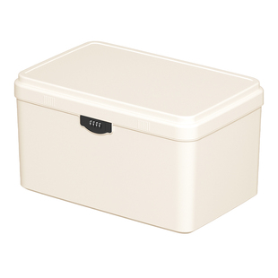 车载带锁收纳箱车用后备箱密码箱文件贵重物品储物盒家用整理神器