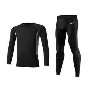 回力儿童保暖衣套装男童秋冬季速干衣紧身打底保暖内搭女童棉毛衫